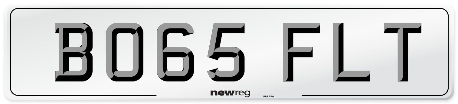 BO65 FLT Number Plate from New Reg